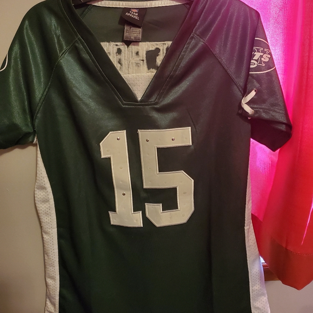Womens ny jets TEBOW fitted studded jersey